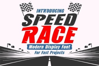 Speed Race Fonts for Your Next Creative Project