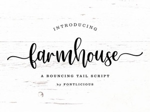 Crafting a Perfect Farmhouse Font Design