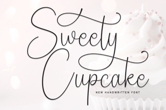 Sweety Cupcake: a Sweet Font for Creative Baking Designs