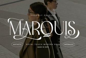 Modern Elegance: the Marquis Serif Font