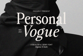 Personal Vogue Font Design & Inspiration
